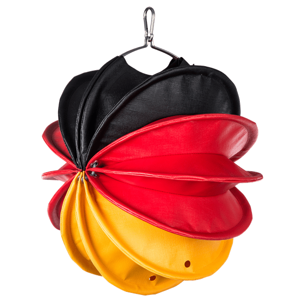Die Deutschlandausführung in schwarz-rot-gelb von Barlooon in der Größe S - Die Seitenansicht.