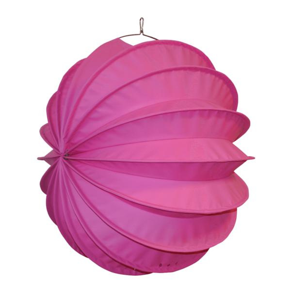 Wetterfester outdoor lampion Barlooon L pink Seitenansicht