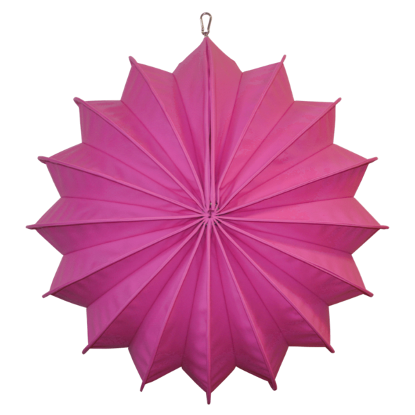 Wetterfester outdoor lampion Barlooon L pink von der Seite