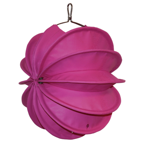 Wetterfester outdoor lampion Barlooon S pink von vorne