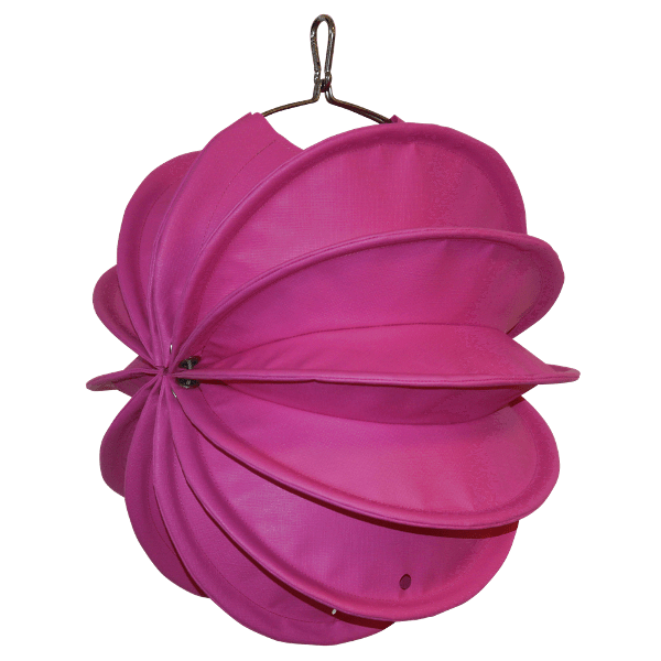 Wetterfester outdoor lampion Barlooon S pink von vorne