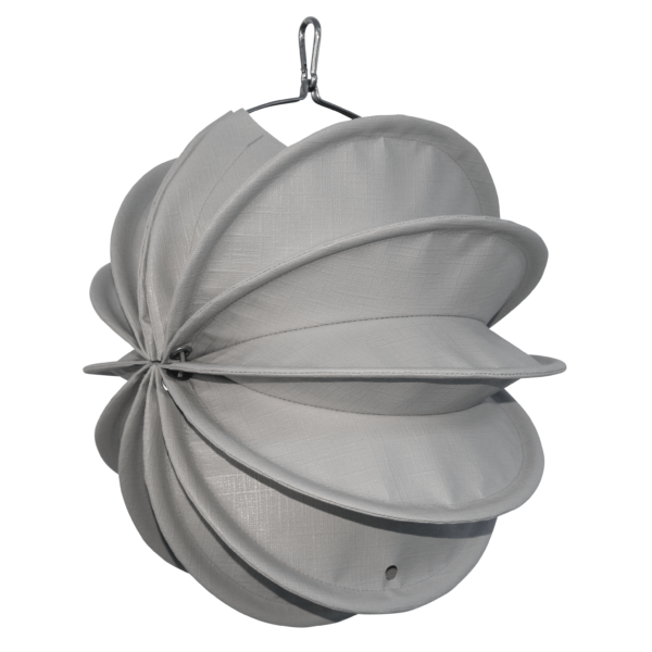 Wetterfester und robuster Lampion Barlooon S Grey-Edition Seitenansicht