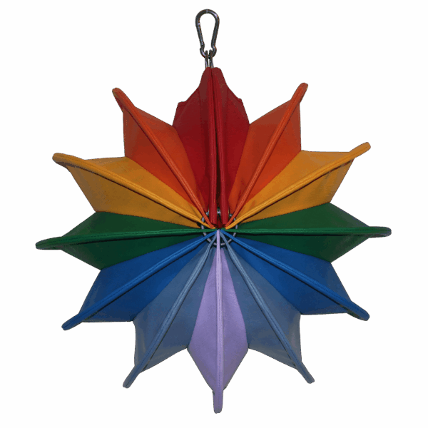 Der wetterfeste Outdoor Lampion Barlooon in der Paradise-Edition Groesse S Seitenansicht.